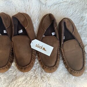 New bundle deal of 2-  Men Brown Indoor/outdoor Slippers Size 9